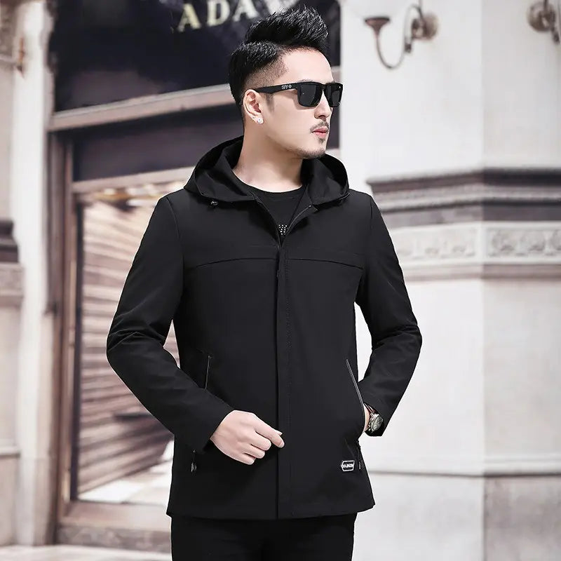 Men's Trench Coat for Middle-aged Styles