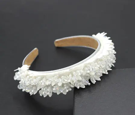 Luxury Baroque Pearl Hairband for Women