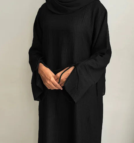 2025 New Ramadan Abaya for Women - Solid Color Robe