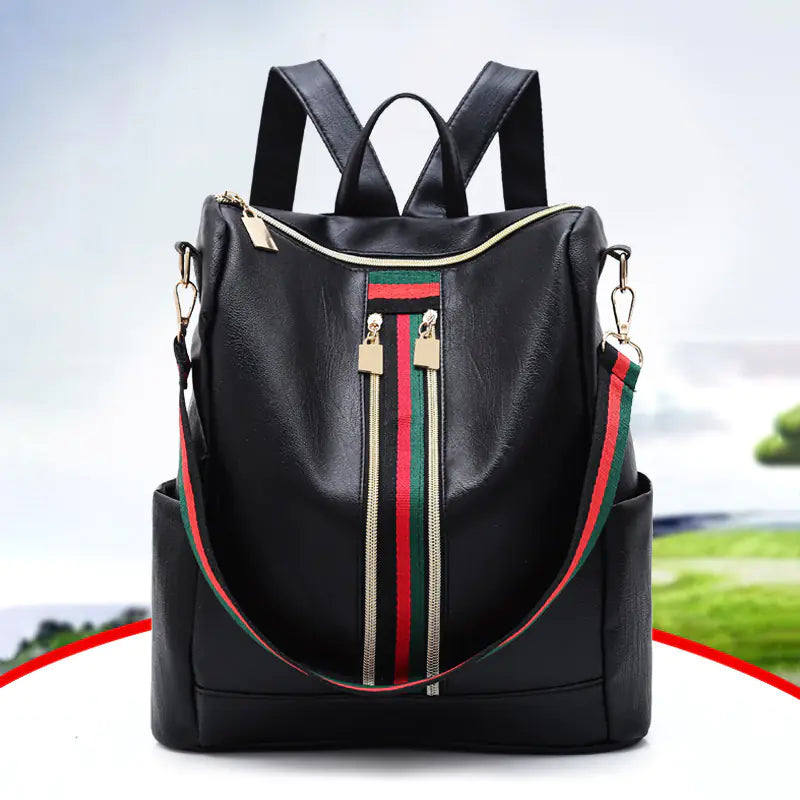 2020 New Korean Style Double Zipper Women's Backpack