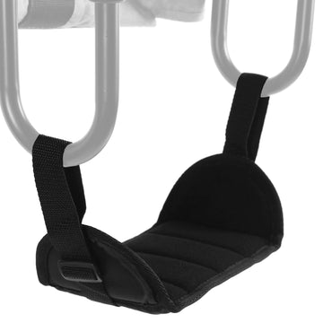 LuQiBabe Universal Fit Baby Footrest Compatible with Inglesina Fast Table Chair Adjustable Footrest for Baby Clip-On Table Chair Toddler Footrest for Baby Hook-On Fast Table Chair - Black