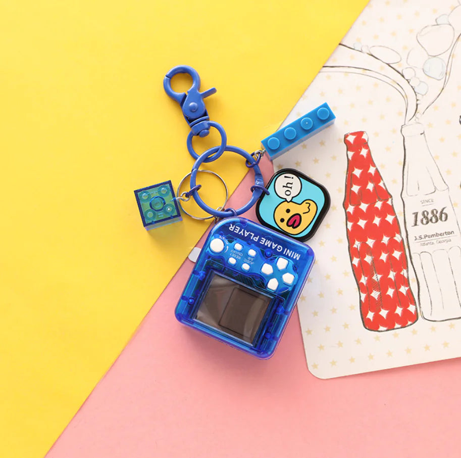 Keychain Game Console for Bags and Car Keys