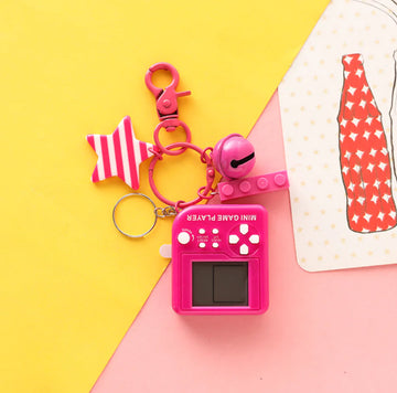 Keychain Game Console for Bags and Car Keys