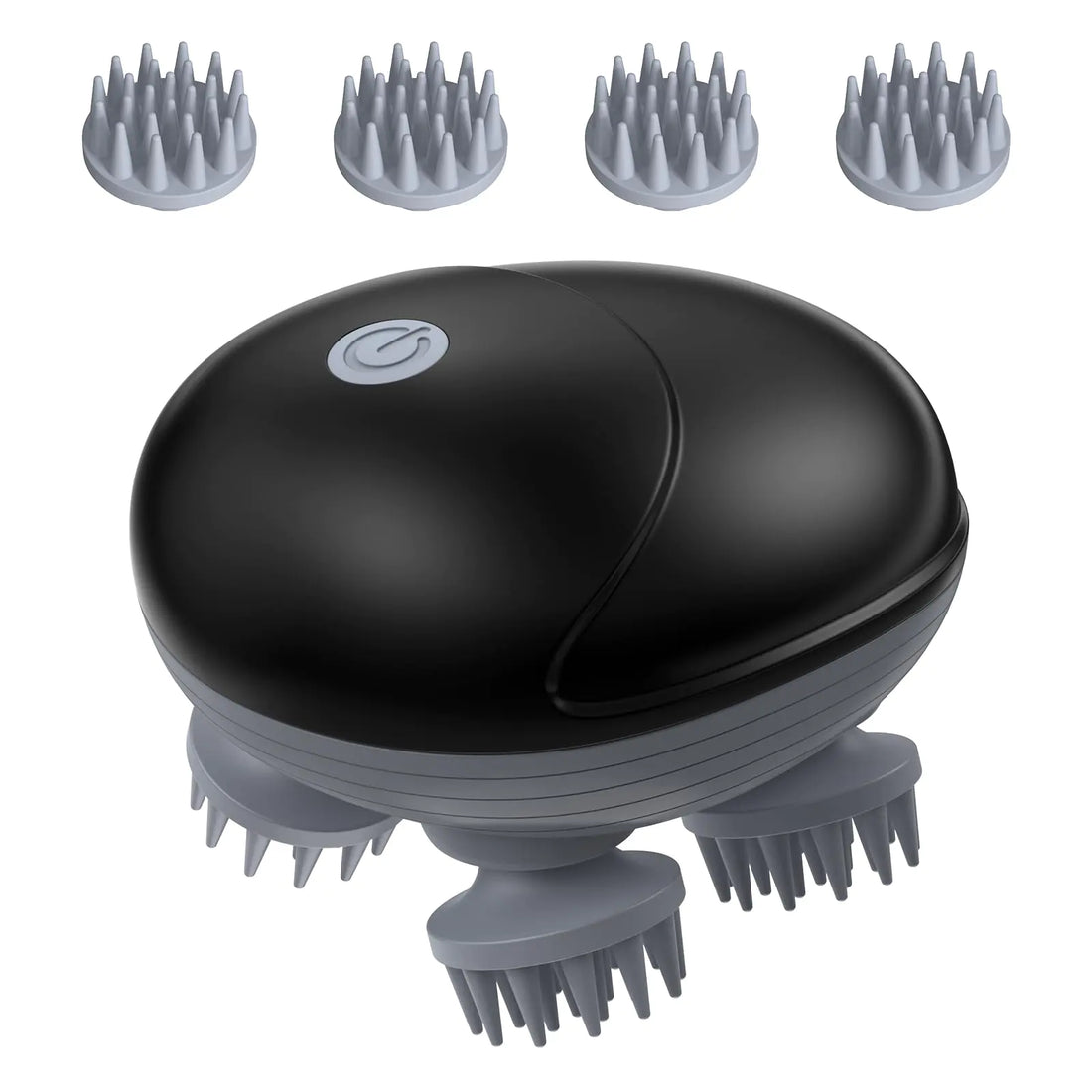 Olipiter Upraded Handheld Cat Massager Dog Massager 4 Massage Heads Cat Head and Back Scratcher Electric Pet Massager for Dogs and Cats for Relieving Tight Stiffness Muscles Promote Bonding