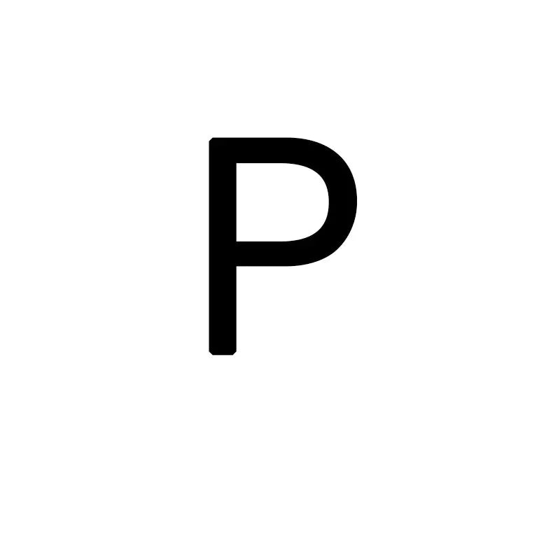 eManco New Engraved Letter Pendant Necklace in Titanium Steel