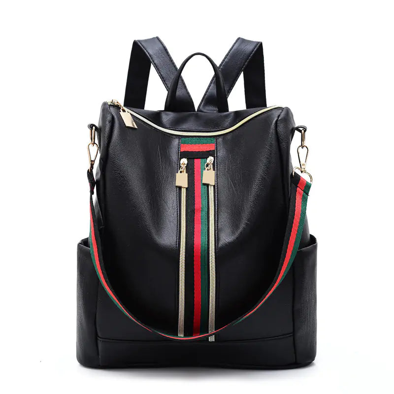 2020 New Korean Style Double Zipper Women's Backpack