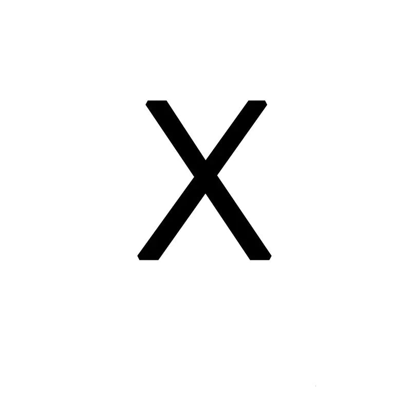 eManco New Engraved Letter Pendant Necklace in Titanium Steel