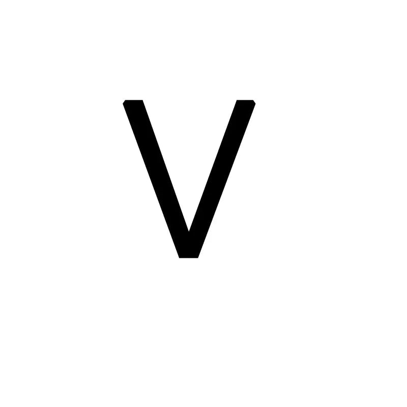 eManco New Engraved Letter Pendant Necklace in Titanium Steel