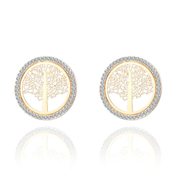 New Life Tree Earrings - Hollow Design for Women
