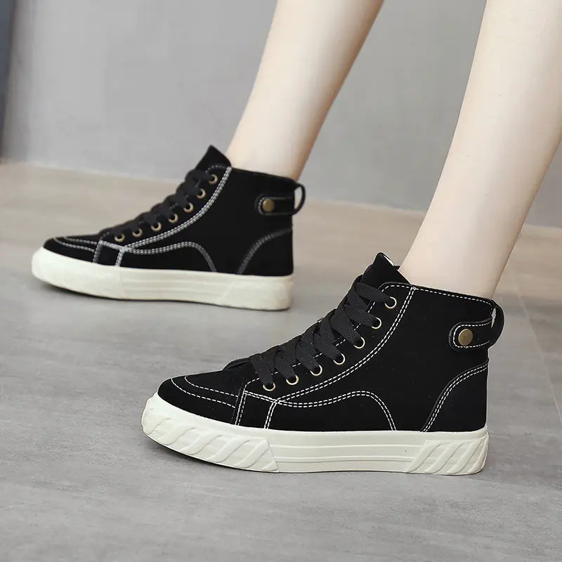 High-Top Casual White Sneakers for Women (2020 Style)