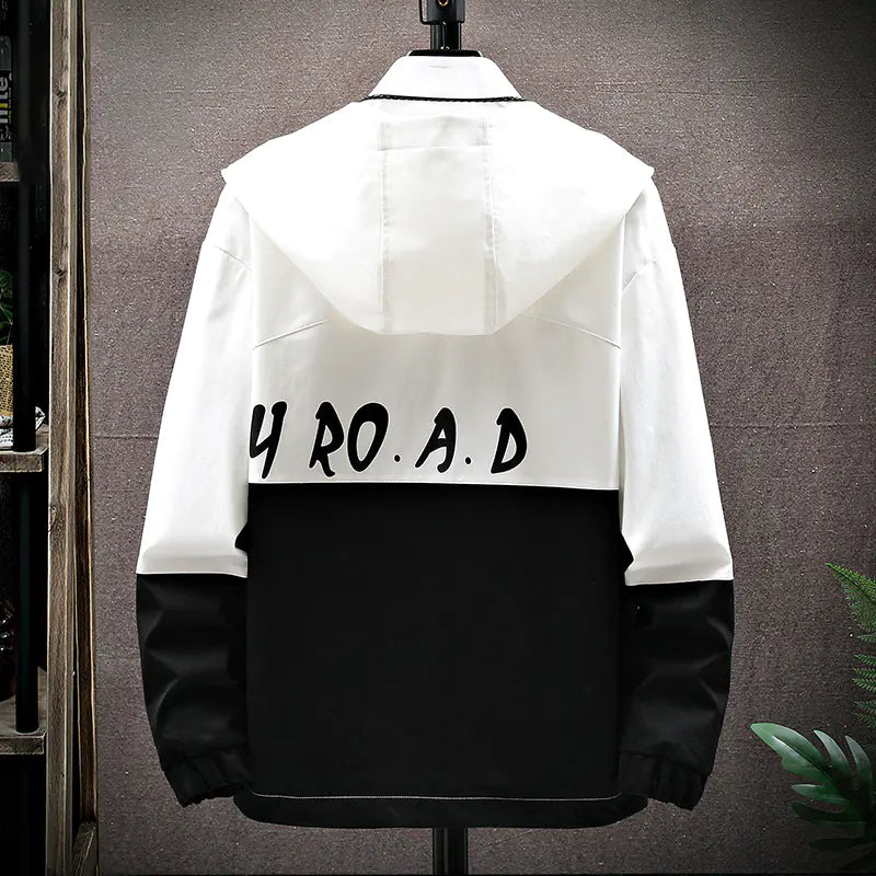 Men's Spring Work Jacket, Denim Coat, Korean Style