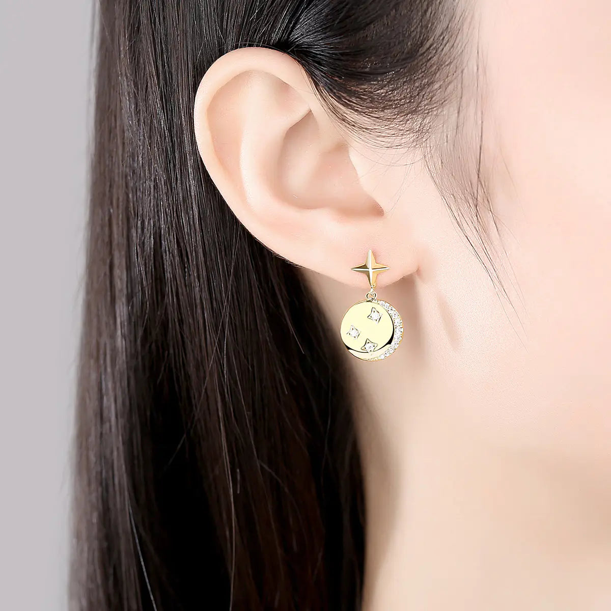Fashion Korean Style Minimalist Zircon Earrings