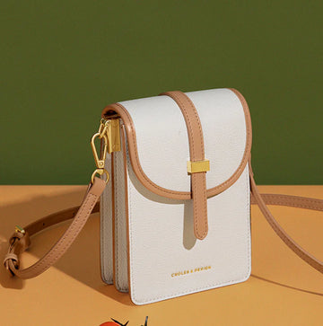 Women's Fashion Simple Leather Crossbody Bag