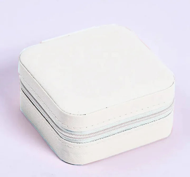 Compact PU Leather Jewelry Organizer