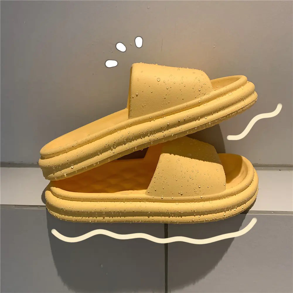 Thick-soled Non-slip Odor-resistant Bathroom Slippers