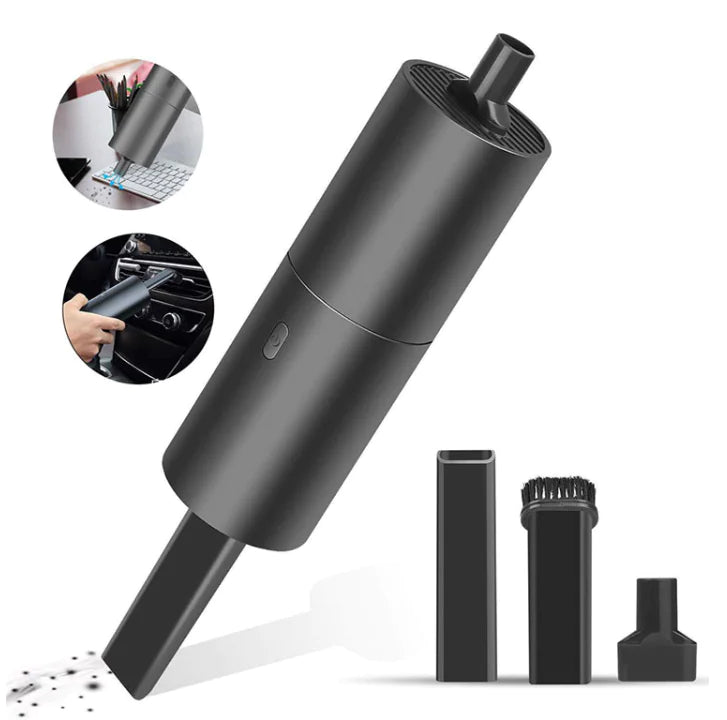 Portable Car Vacuum Cleaner, USB Rechargeable Handheld
