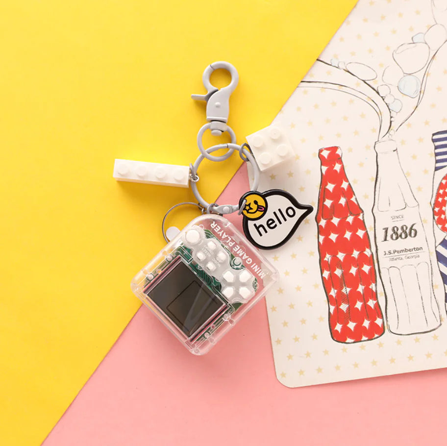 Keychain Game Console for Bags and Car Keys