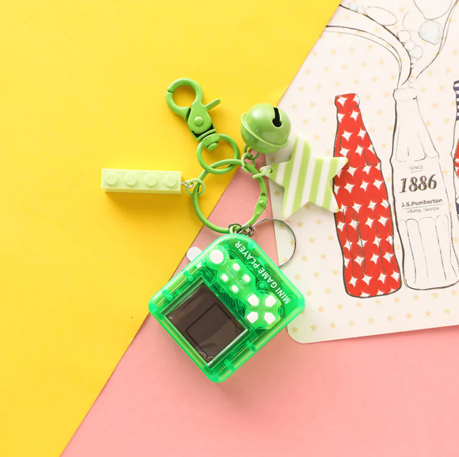 Keychain Game Console for Bags and Car Keys