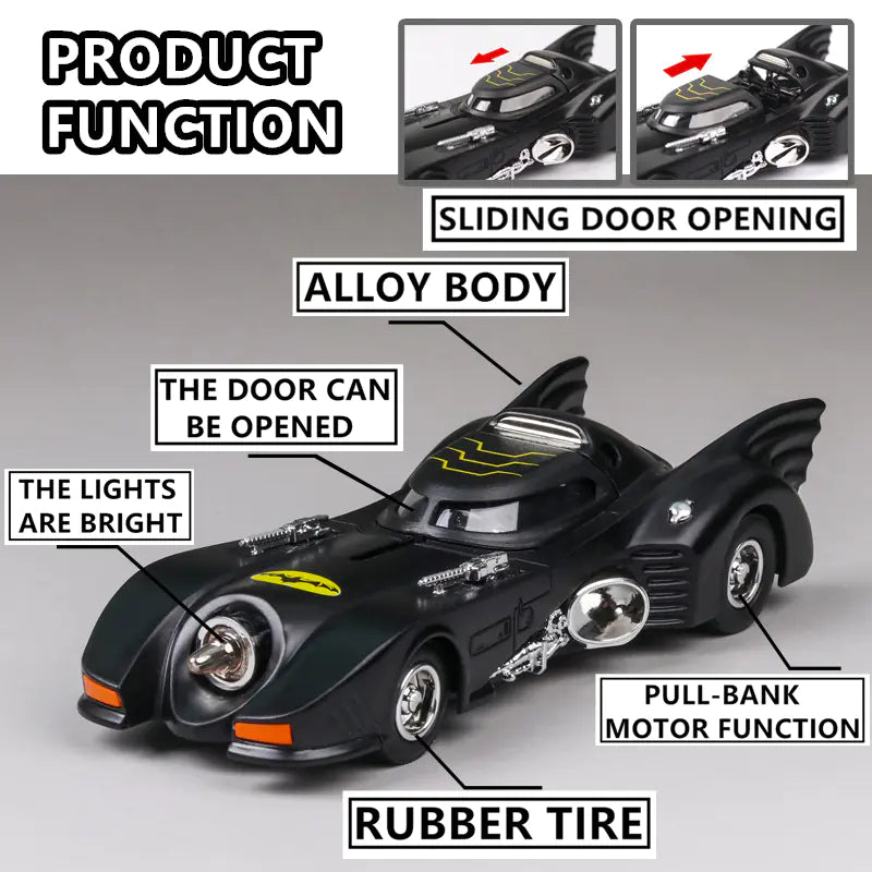 Batmobile Alloy Toy Car for Kids and Cake Decoration