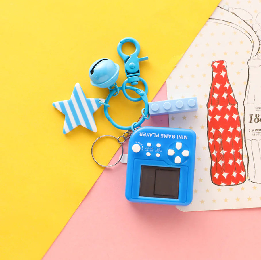 Keychain Game Console for Bags and Car Keys