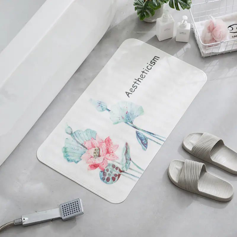 Cartoon Non-Slip Bath Mat for Kids - Waterproof Design