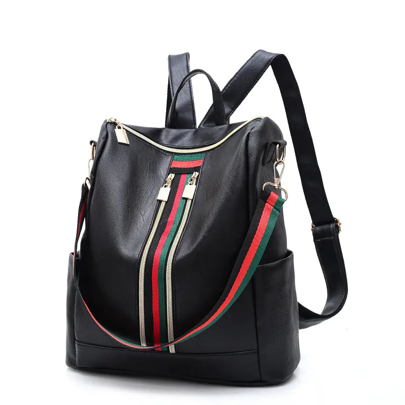2020 New Korean Style Double Zipper Women's Backpack
