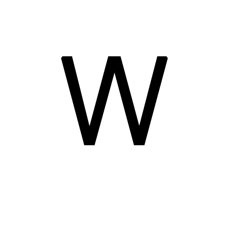 eManco New Engraved Letter Pendant Necklace in Titanium Steel