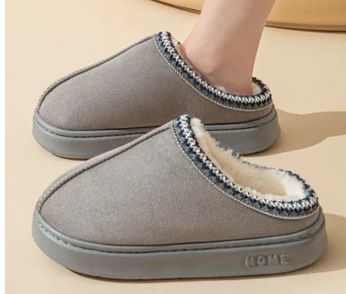 Fluffy Plush Winter Slippers for Women (One Pair)