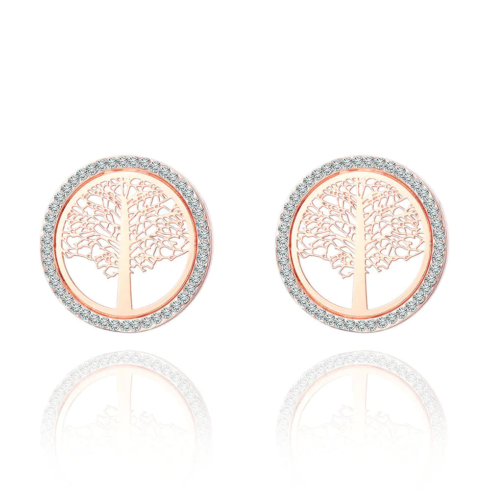 New Life Tree Earrings - Hollow Design for Women