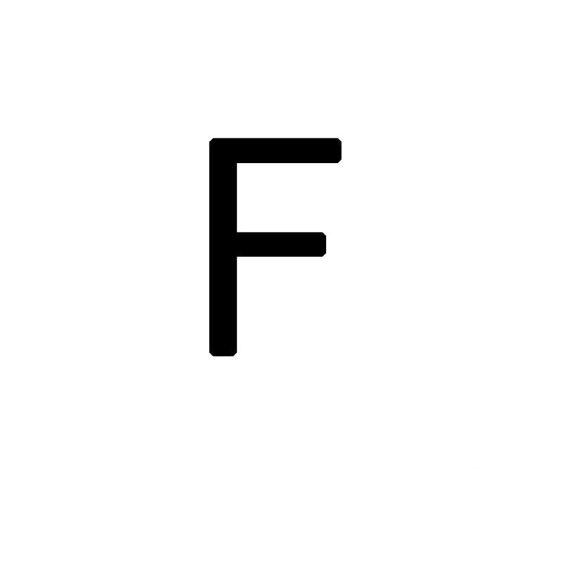 eManco New Engraved Letter Pendant Necklace in Titanium Steel