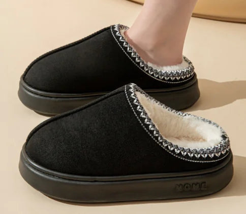 Fluffy Plush Winter Slippers for Women (One Pair)